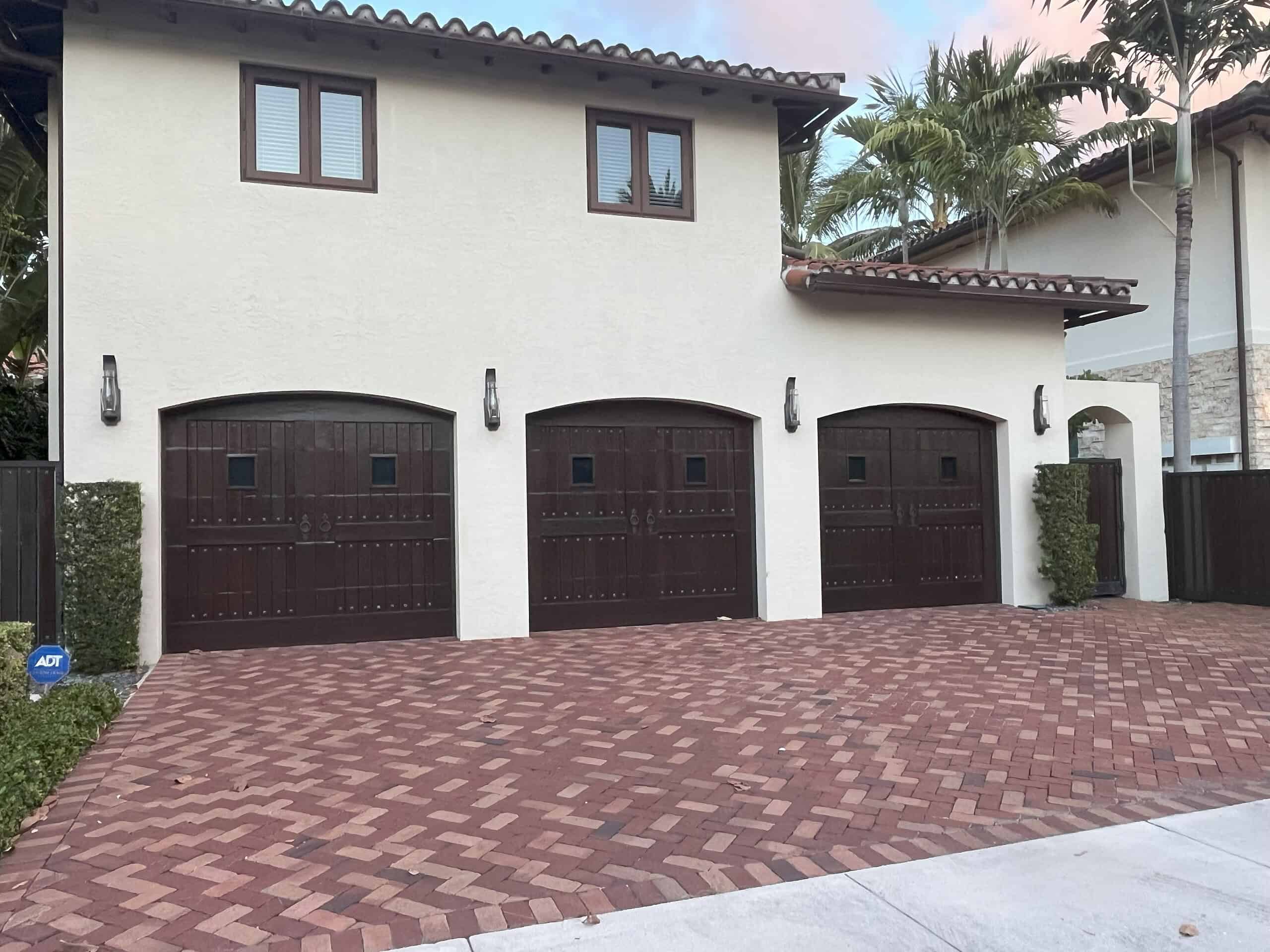 Modern garage door replacement — Bradenton, FL